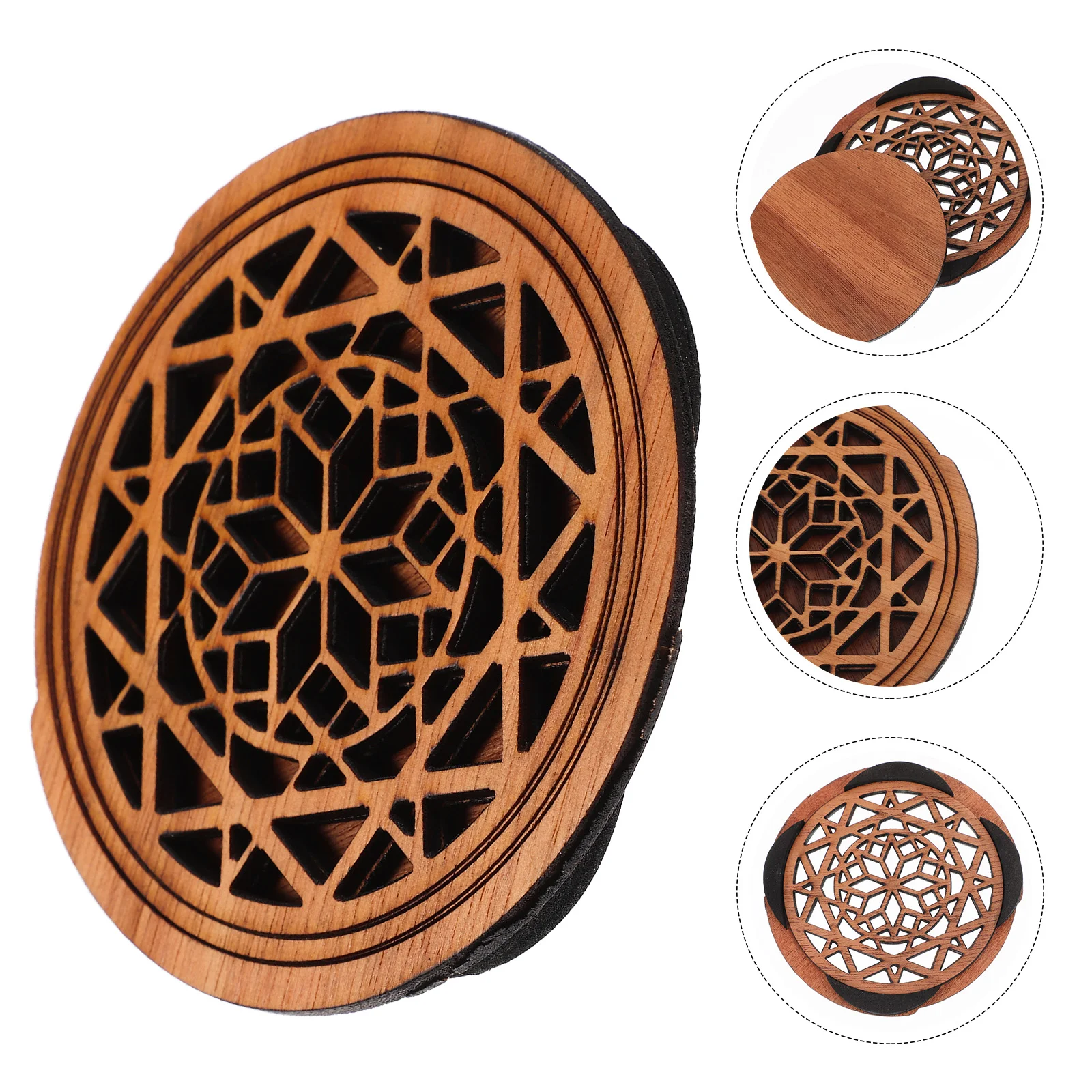 

Guitar Sound Hole Cover Soundhole Covers Electric Parts Accessories Wooden Screen