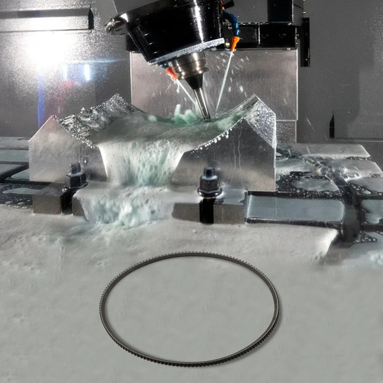 Мини токарный приводной ремень модель 5M387 для WM210 двигателя полиуретан WM210V