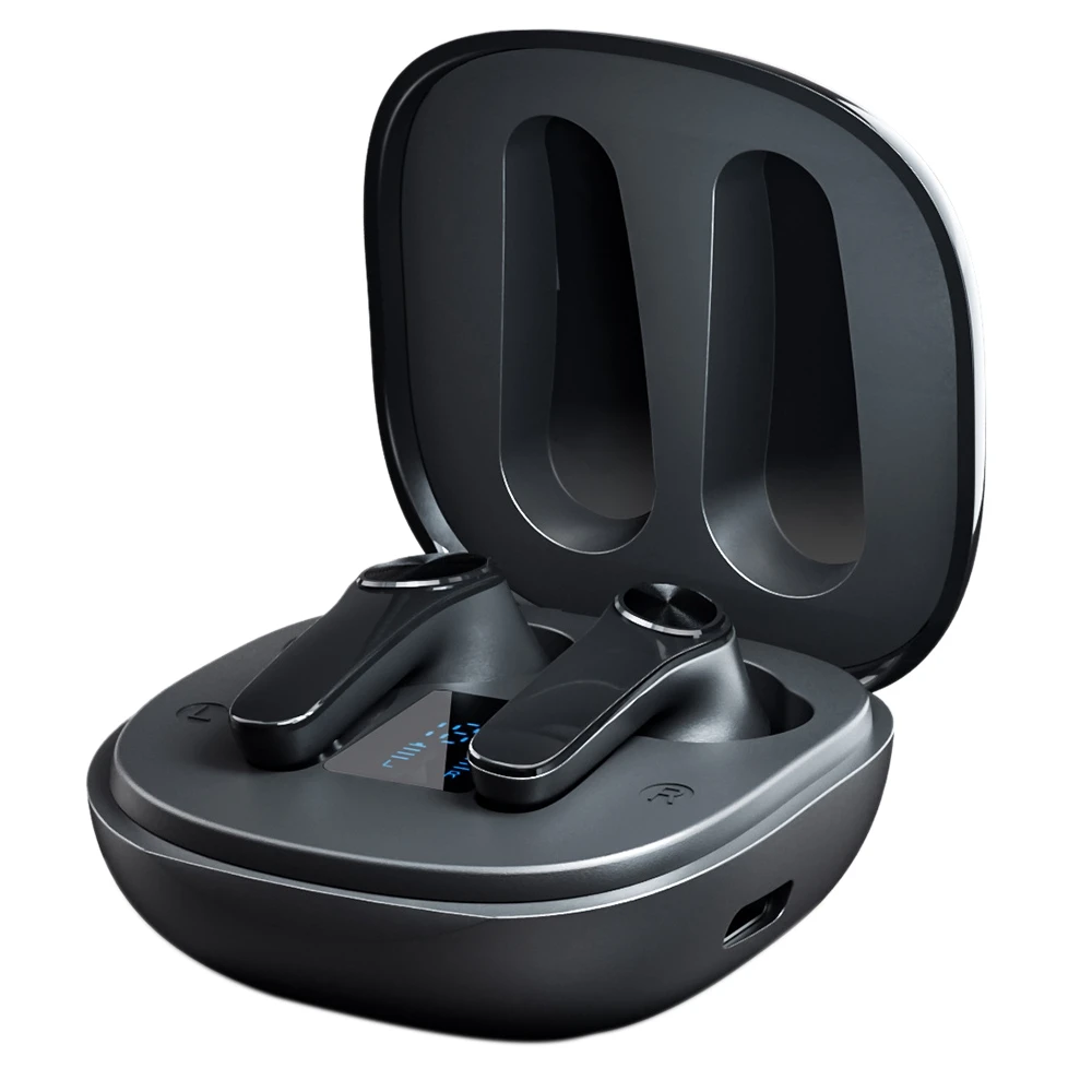 

Wireless Earbuds, Active Noise Cancelling Bluetooth Headphones Battery Display Subwoofer Wireless In-Ear Earbuds