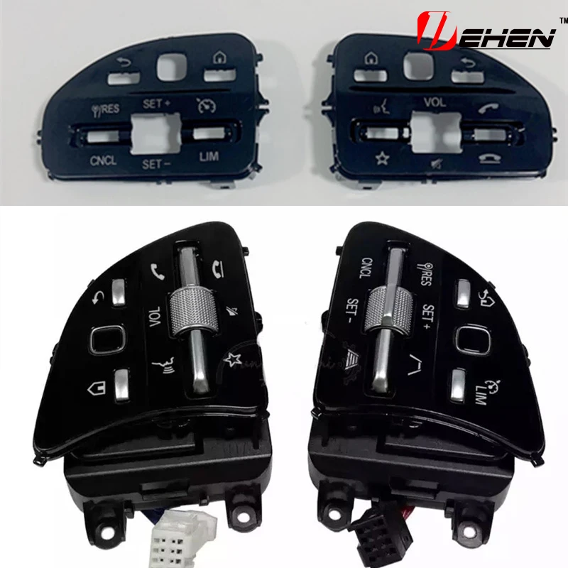 

For Mercedes Benz AMG C43 C63 E53 E63 GLC43 63 CLA35 CLA45 GLB35 Class Car interior Steering Wheel Low Cover 2019-2023