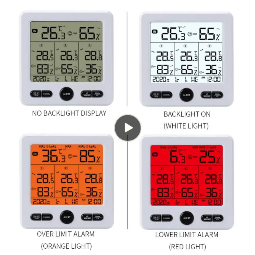 

Weather Station Thermohygrometer Calibration Function Temperature Meter Reliable Accurate Wifi Thermohygrometer