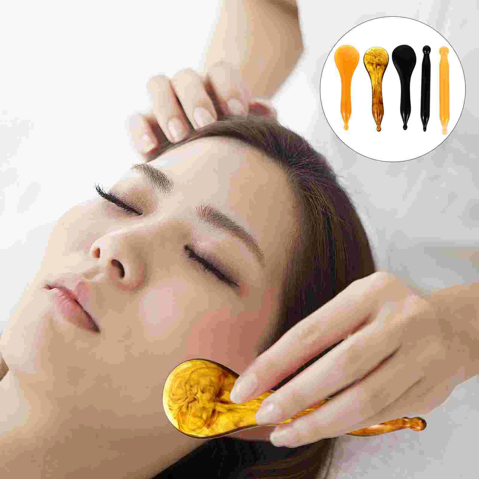 

Facial Guasha Tool Bar Massagescraping Set Tools Eye Scraper Massaging Reflexology Face Stick Boardjade Acupoint Pen Forhealth
