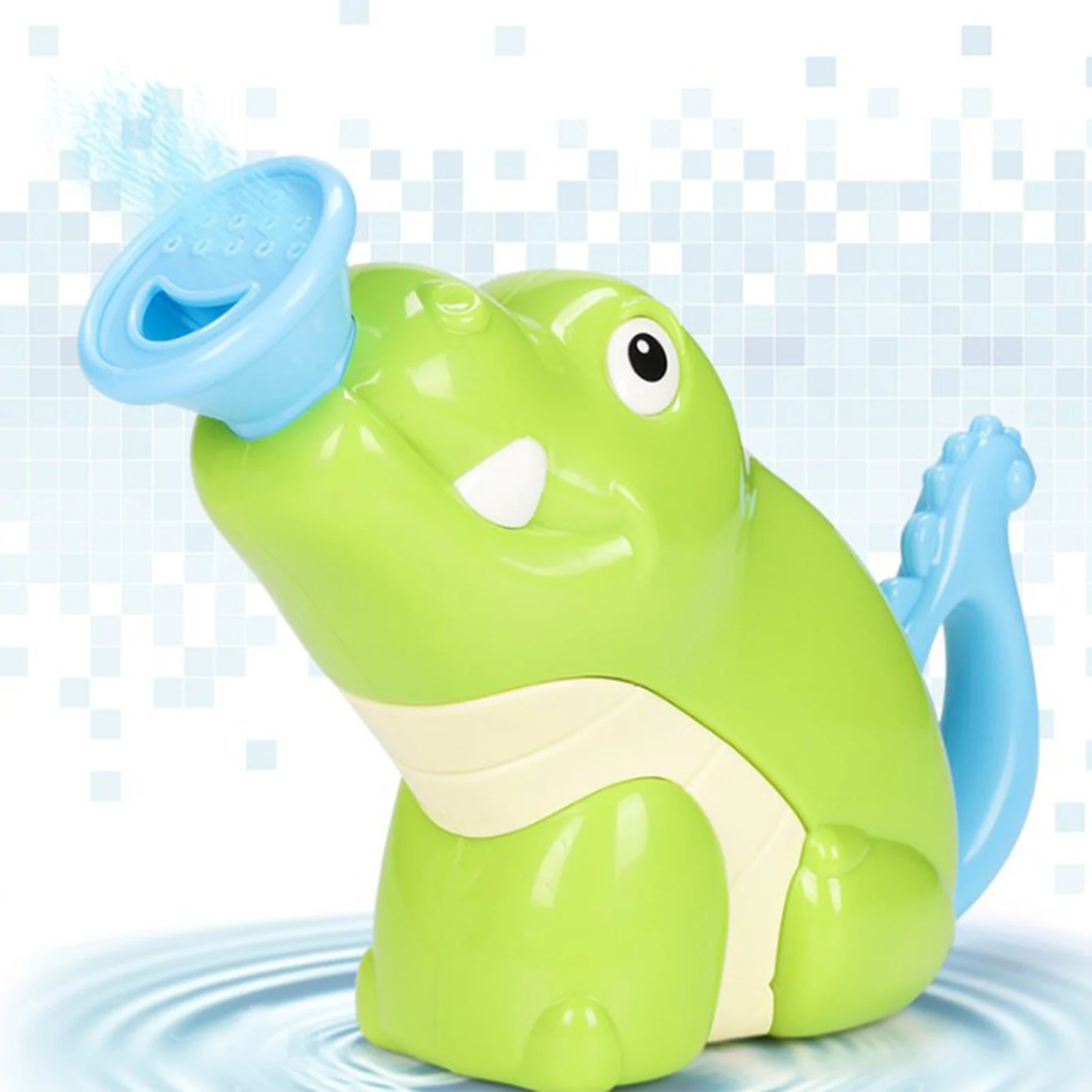 

Baby Bath Toys Lovely Plastic Shark Crocodile Shape Water Spray For Baby Shower Swimming Toys Hand Crank Water Sprinkler Shower