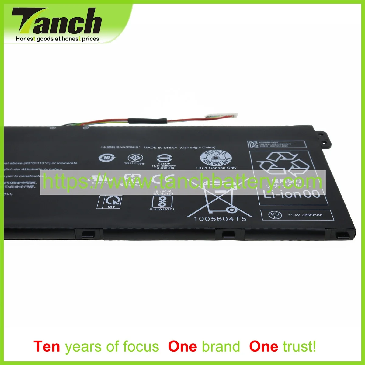 Аккумуляторы для ноутбуков Tanch ACER Spin 3 SP313-51N-3555 Aspire 5 A515-54 A315-54K A315-42G 11 4 V cell |