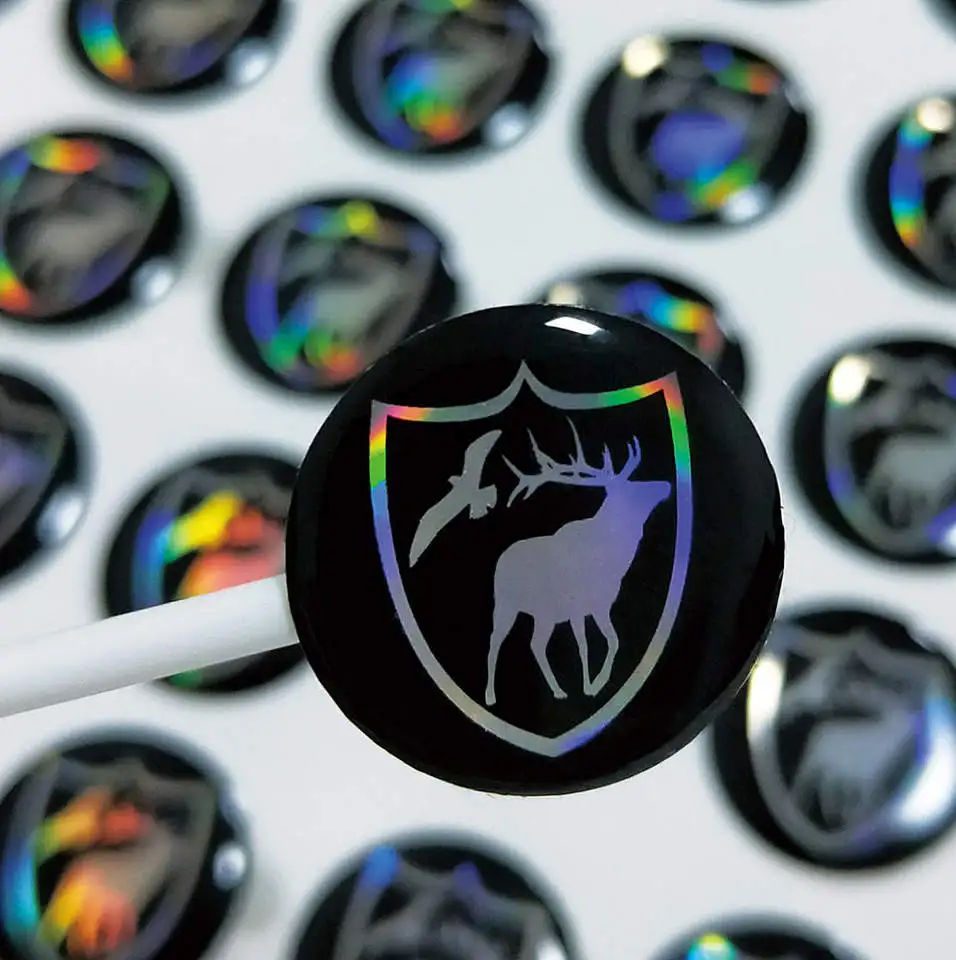 

Personalised Logo UV Resistant 3D PVC Epoxy Clear Circle Sticker Dome Epoxy Sticker Sheet