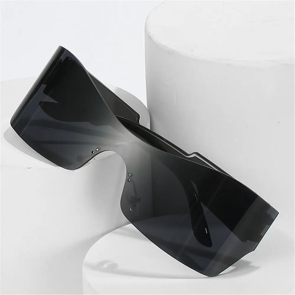 

UV400 Rimless Cycling Futuristic Eyewear Goggles Wrap Around Sunglasses Y2K Sun Glasses Punk