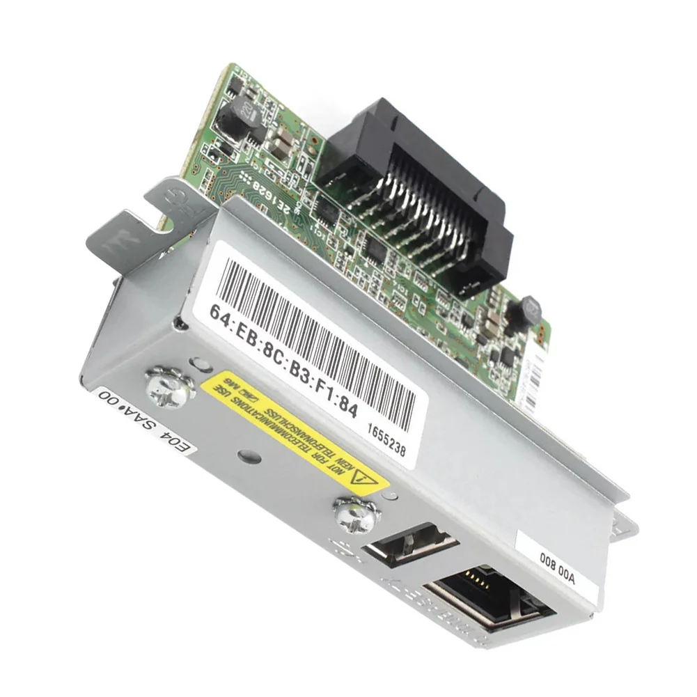 Для модуля интерфейса Ethernet Ep UB E04 для сервера печати C32C 881008 Совместим с TM U220PB T81 U288
