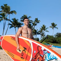 sup inflatable stand up paddle board supboard surfboard kayak surf set 11%e2%80%9933%e2%80%98%e2%80%996%e2%80%98%e2%80%99 with backpackleashpumpwaterproof bagfins
