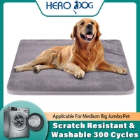 hero dog big pet bed soft washable large puppy cat cushion mat with removable cover memory foam