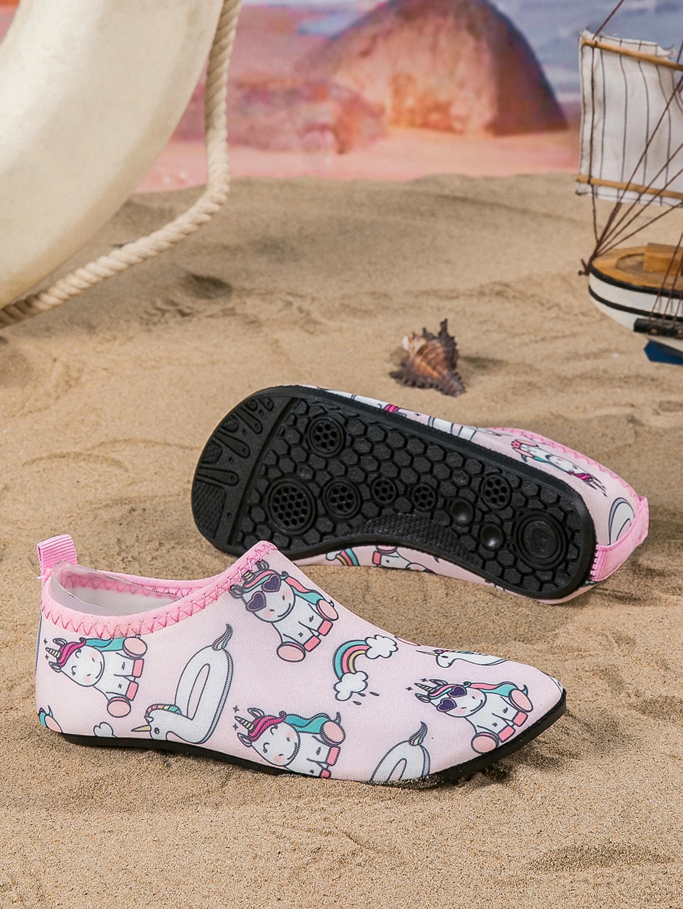 Повседневные модные удобные летние новые розовые плавательные ботинки для