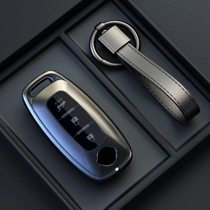 

Nissan X-Trail T33 Qashqai J12 Teana Altima Ariya Чехол Для Дистанционного Ключа Автомобиля 3-кнопочный Универсальный Чехол Д...