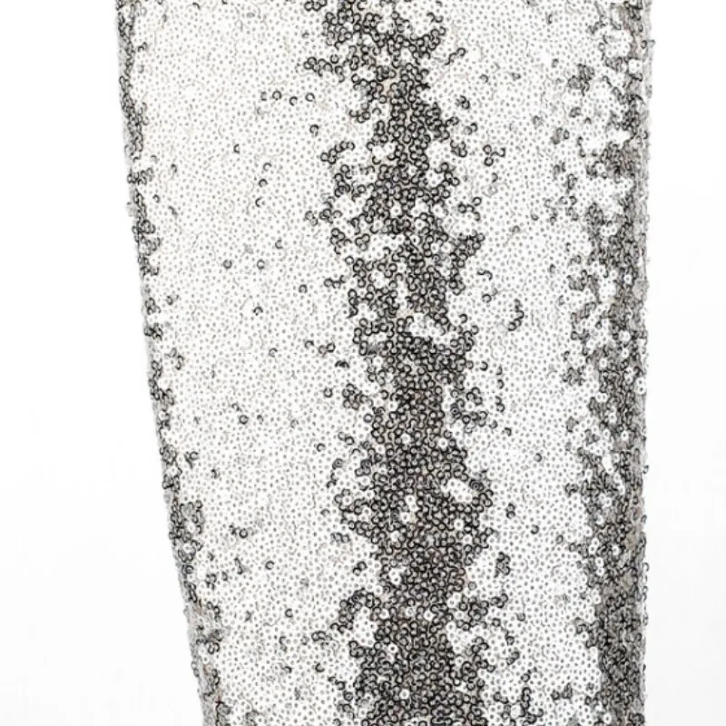 Fashion Sequins Women's Boots New European and American Winter High-heeled Boots Shiny Cool Club Party Boots