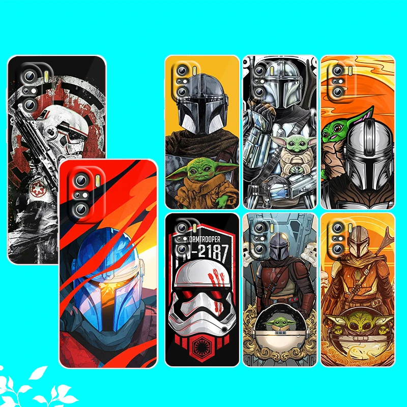 

Cool Star Wars Jedi Knight For Xiaomi Redmi Note 10S 10 K50 K40 Gaming Pro 10 9AT 9A 9C 9T 8 7A 6A 5 4X Transparent Phone Case