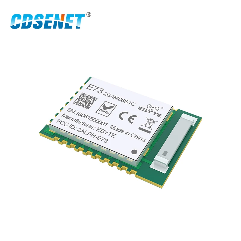 5pcs nRF52840 2.4G Bluetooth 5.0 RF Transceiver CDSENET E73-2G4M08S1C 8dbm Ceramic Antenna BLE4.2 Transmitter and Receiver