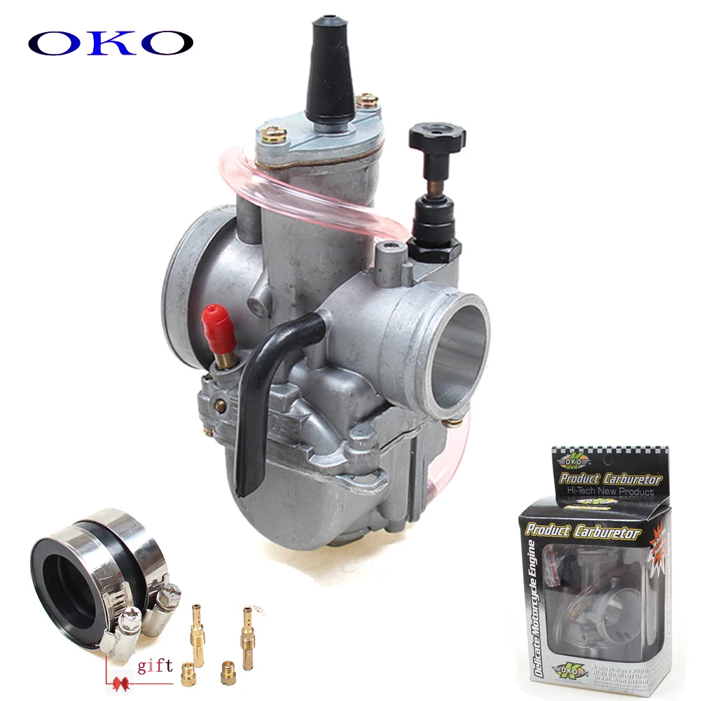 

Motorcycle Carb Universal OKO 21 24 26 28 30 32 34 2T 4T Motorcycle Carburetor With Power Jet For Yamaha For Mikuni OKO For ATV