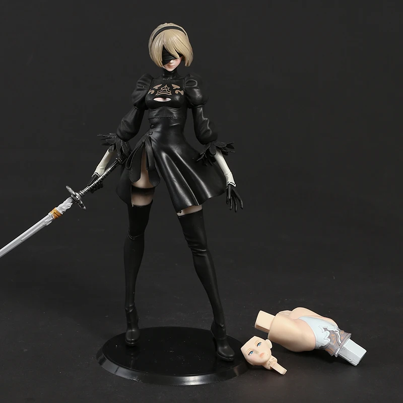 

NieR Automata 2B YoRHa No.2 Type B Figure PVC Model Toy Decoration Anime Figurine Gift