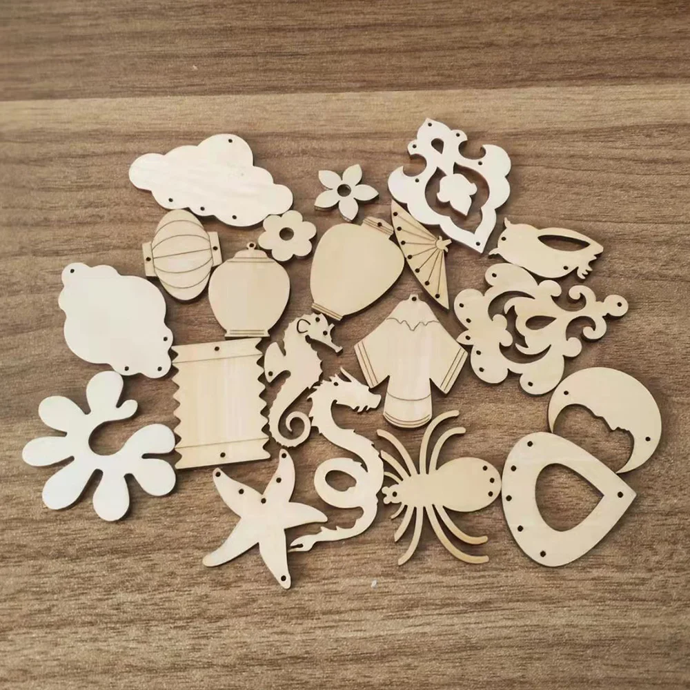

Leaf Art Modeling, Mascot Laser Cut, Christmas Ornament, Silhouette, Unpainted Blank, 490 Pieces, Wooden Shapes (1740)