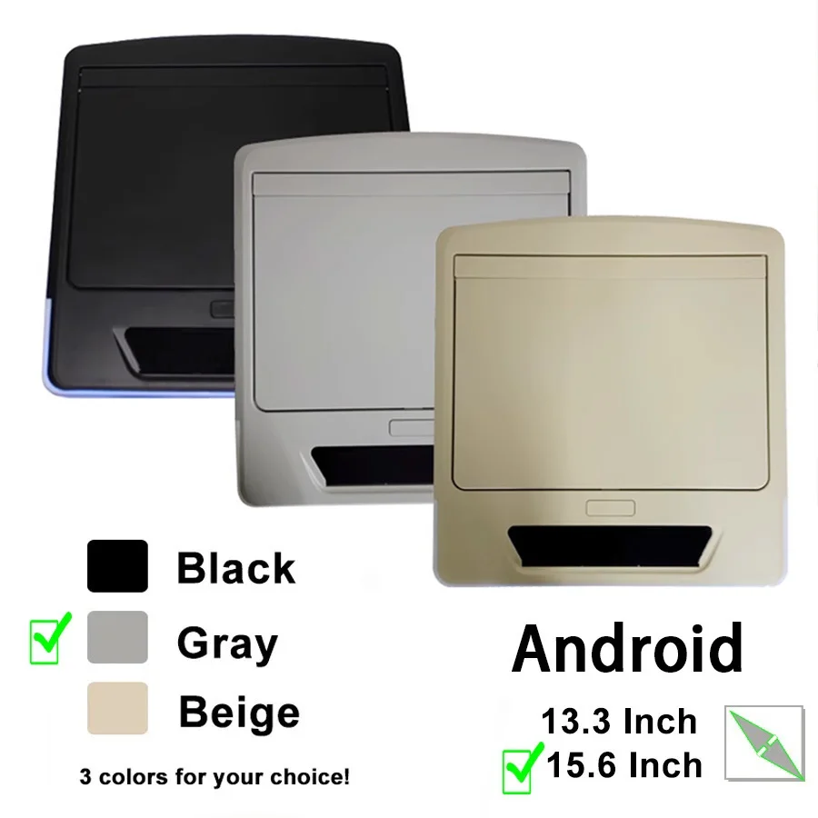 

13,3/15,6 дюймов 1920*1080 MP5 Android потолочный монитор на крыше для Toyota Alphard 20 Alphard 30 Vellfire A20 A30 2008-2024 Bluetooth