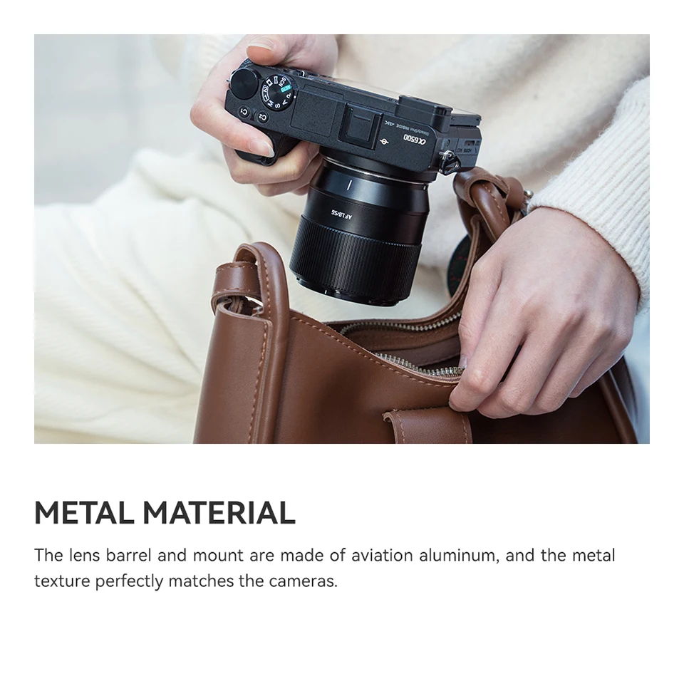 Объектив TTArtisan APS-C 56 мм F1.8 для портретной фотографии с большой апертурой Sony ZE-E10 A7C2