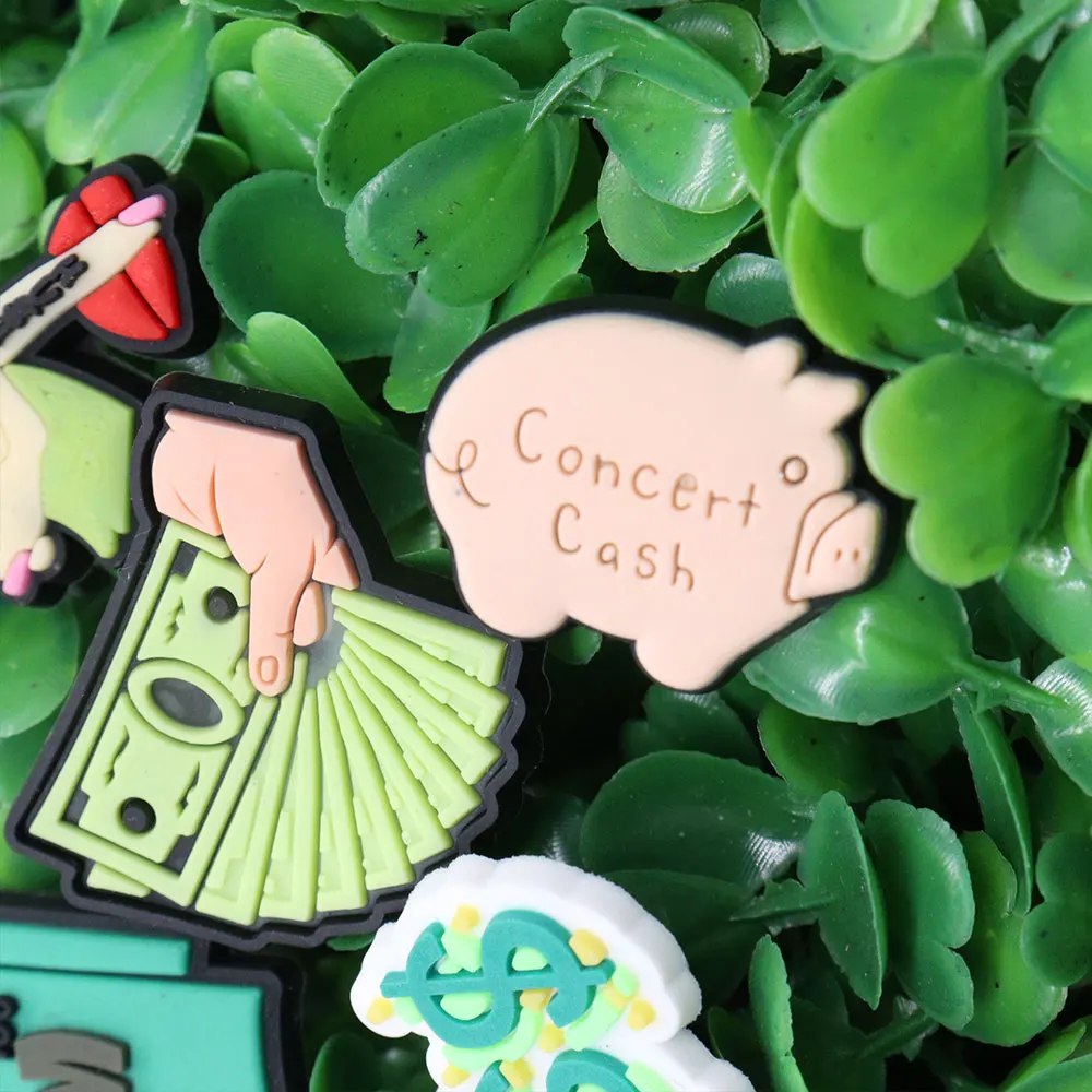 Новинка 1 шт. ПВХ мешочек для денег денежная свобода материя Вау доллар тапочки