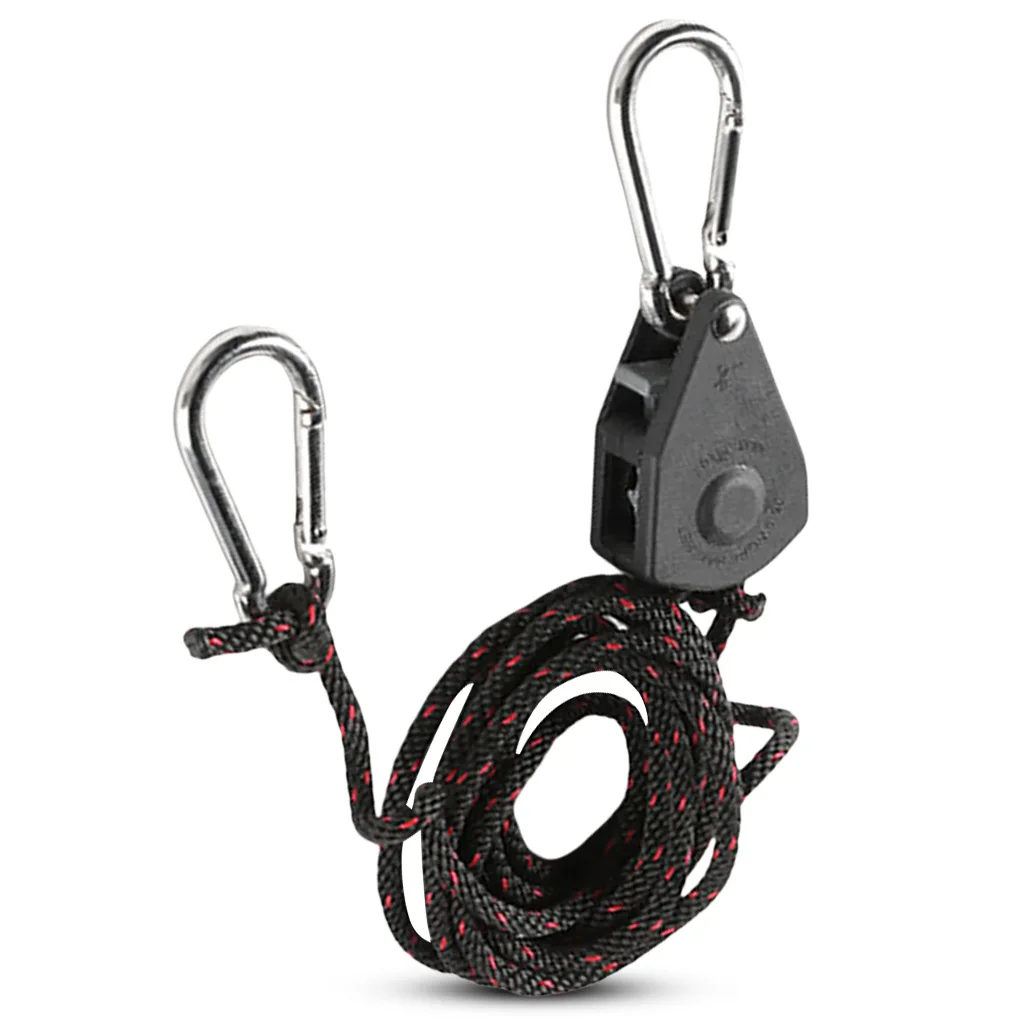 

Growing Light Rope Ratchet Hanger Tent Fixture Retractable Gear Outdoor