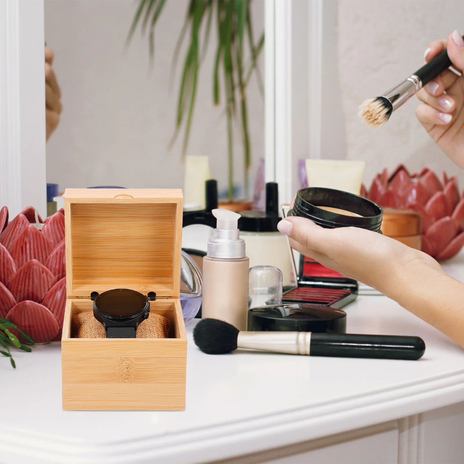 Коробка для хранения часов витрина контейнер ювелирные изделия часы мужчин