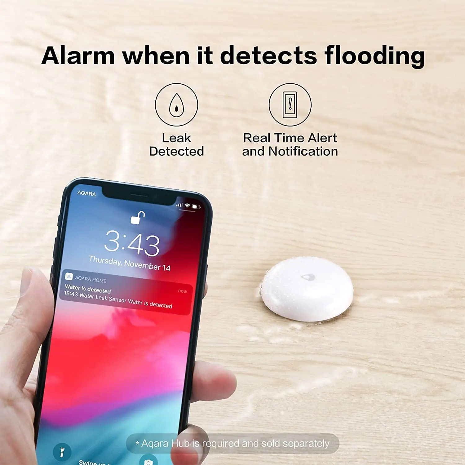 Оригинальный водонепроницаемый датчик влажности Aqara IP67 Умный домашний воды