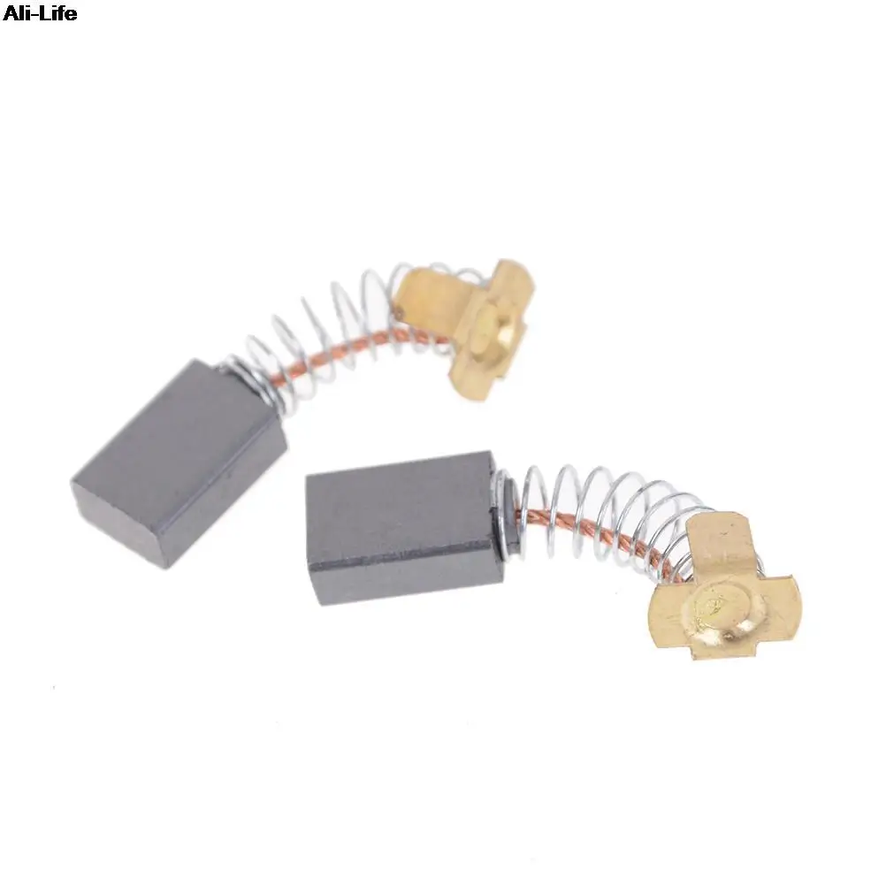 

2Pcs 15 x 10 x 6mm Mini Drill Electric Grinder Replacement Carbon Brushes Spare Parts For Electric Motors Rotary Tool