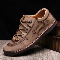 men casual shoes leather outdoor walking sneakers 2022 new fashion male leisure vacation soft driving shoes sneakers men shoes