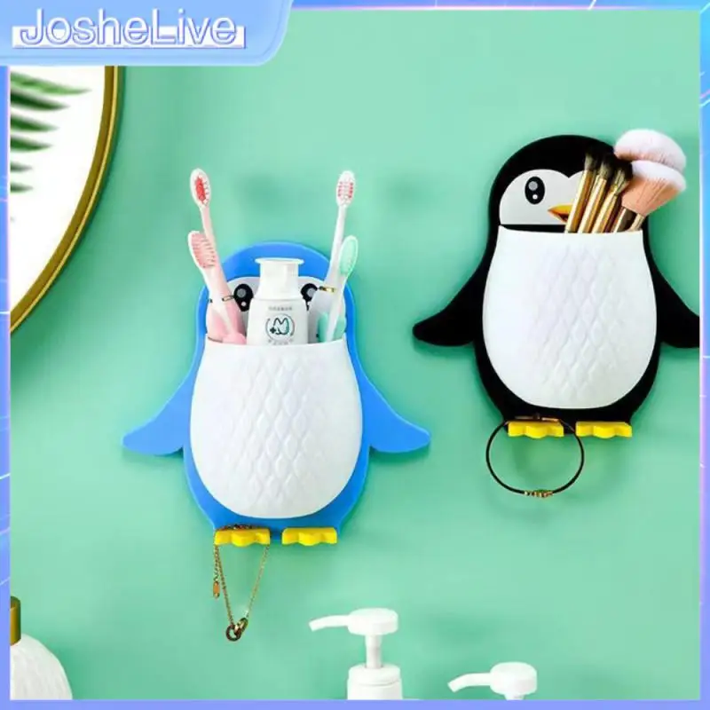 

Инструмент для хранения мелких предметов Пингвин аксессуары для ванной комнаты настенный стеллаж для хранения инструментов органайзер дл...