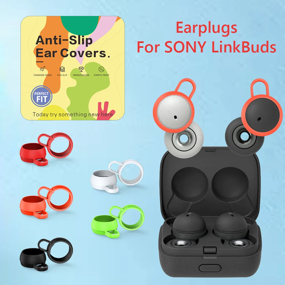 

2022 NEW 5 Pair Headset Earbuds Ear Studs Silicone Anti-Slip Ear Covers for SONY LinkBuds WF-L900 Wireless Earphone Accessories