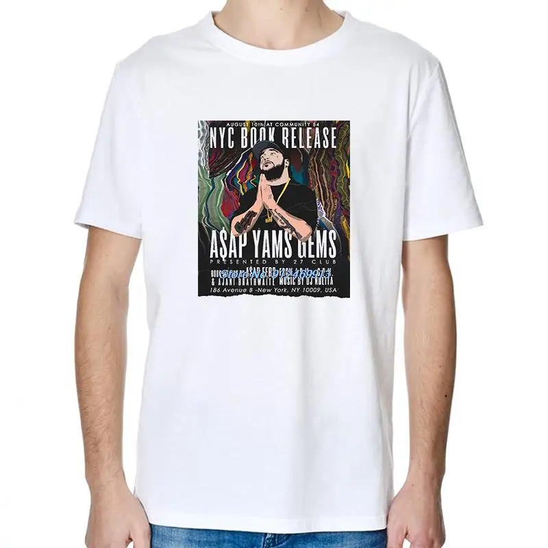 Футболка мужская с коротким рукавом и графическим принтом в стиле Харадзюку |