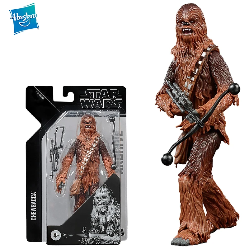 

New Hasbro Star Wars: A New Hope Black Archive Collection Series Chewbacca Action Figure Chewie 6Inch Model Toys Kids Gift