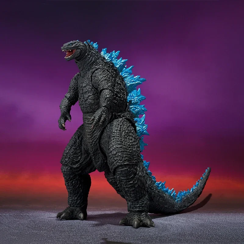 Фото Bandai Original S.H.MonsterArts SHM GODZILLA KONG THE NEW EMPIRE 2024, полный комплект аниме-моделей, готовая игрушка в подарок для ребенка №4