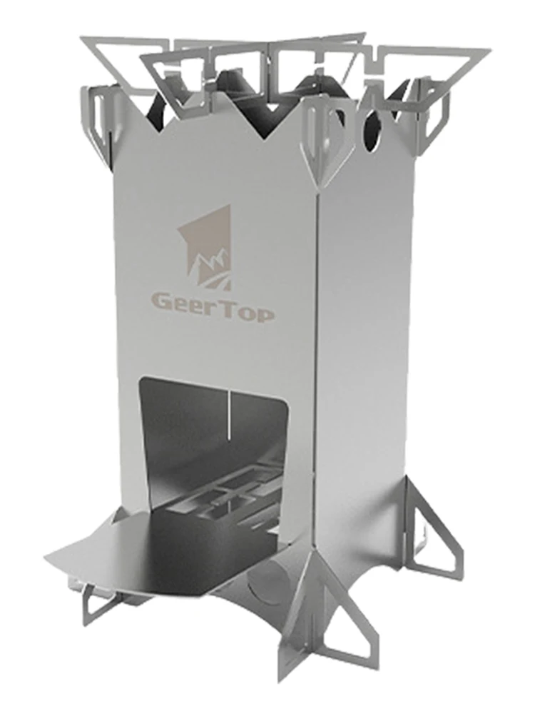 

Wood Burning Camp Stove Wood Camp Stoves Folding Wood Burning Survival Stove For Outdoor Trekking Hiking Travel Picnic BBQ