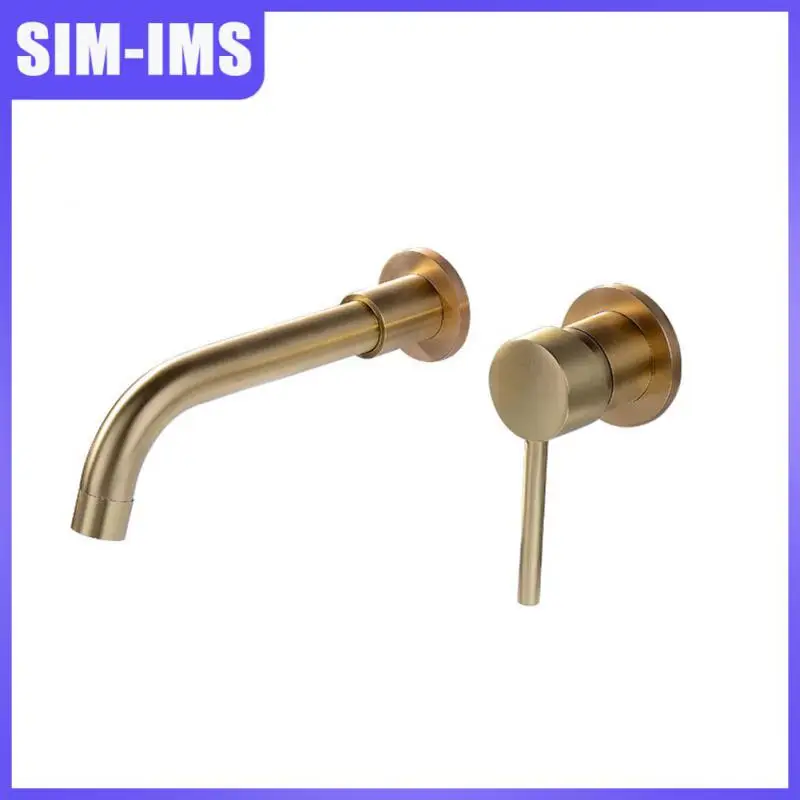 

Copper 360 Rotating Bathroom Mixer Sink Tap Single Handle Water Tap Wall Mounted Kitchen Bath Washbasin Taps Bathroom Products