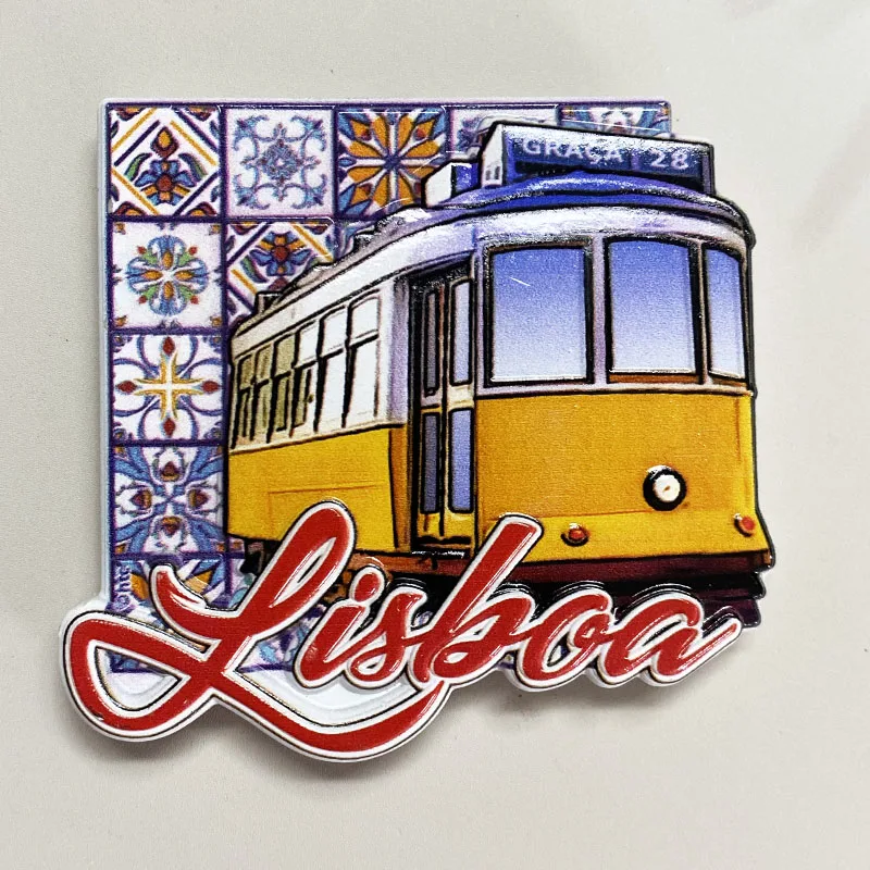 Lisbon 3D магнит на холодильник туристические сувениры украшения поставки коллекция