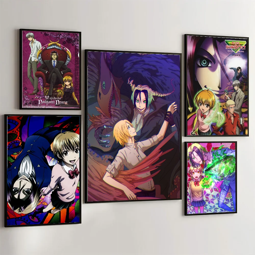 Japanese Anime Majin Tantei Nougami Neuro Manga Poster Wall Art Home Decor Room Digital Painting Living Restaurant K