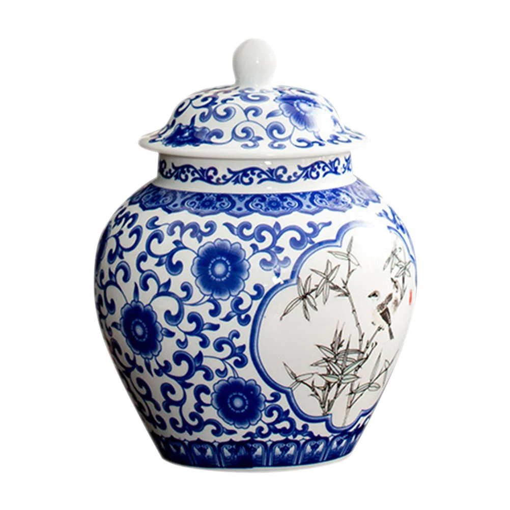 

Convenient Desktop Household Ceramic Tea Storage Storage Jar for Daily Kitchen Home