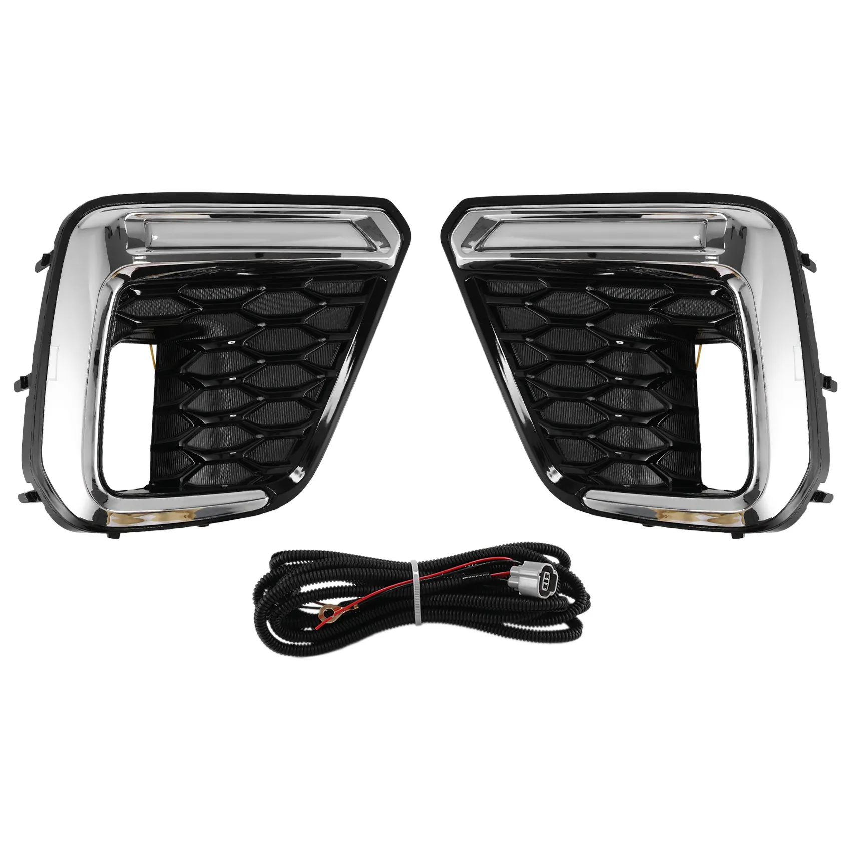 

LED Daytime Running Lights 3 Colors Signal Lamp Front Fog Lights Assembly For-Subaru Forester SK 2019 2020 2021