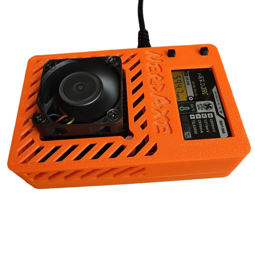 NerdAxe Miner Nerdminer 500Gh/S S19XP BM1366 ASIC Bitcoin Mini с 1 9-дюймовым дисплеем вилка европейского