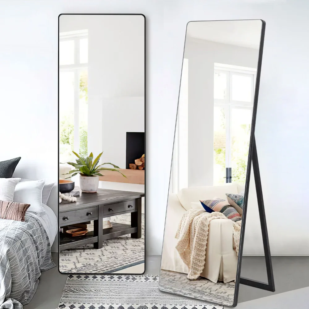 

AMZVDJJ00715AAF Contemporary Full Length Mirror,22.00 x 22.00 x 65.00 Inches