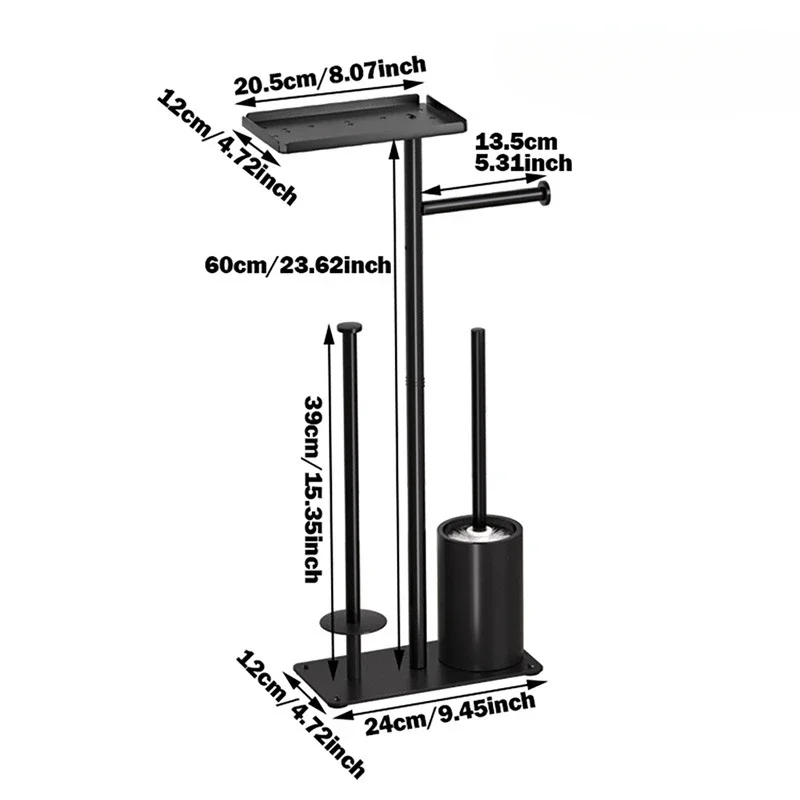 

Напольный держатель для туалетной бумаги из углеродистой стали