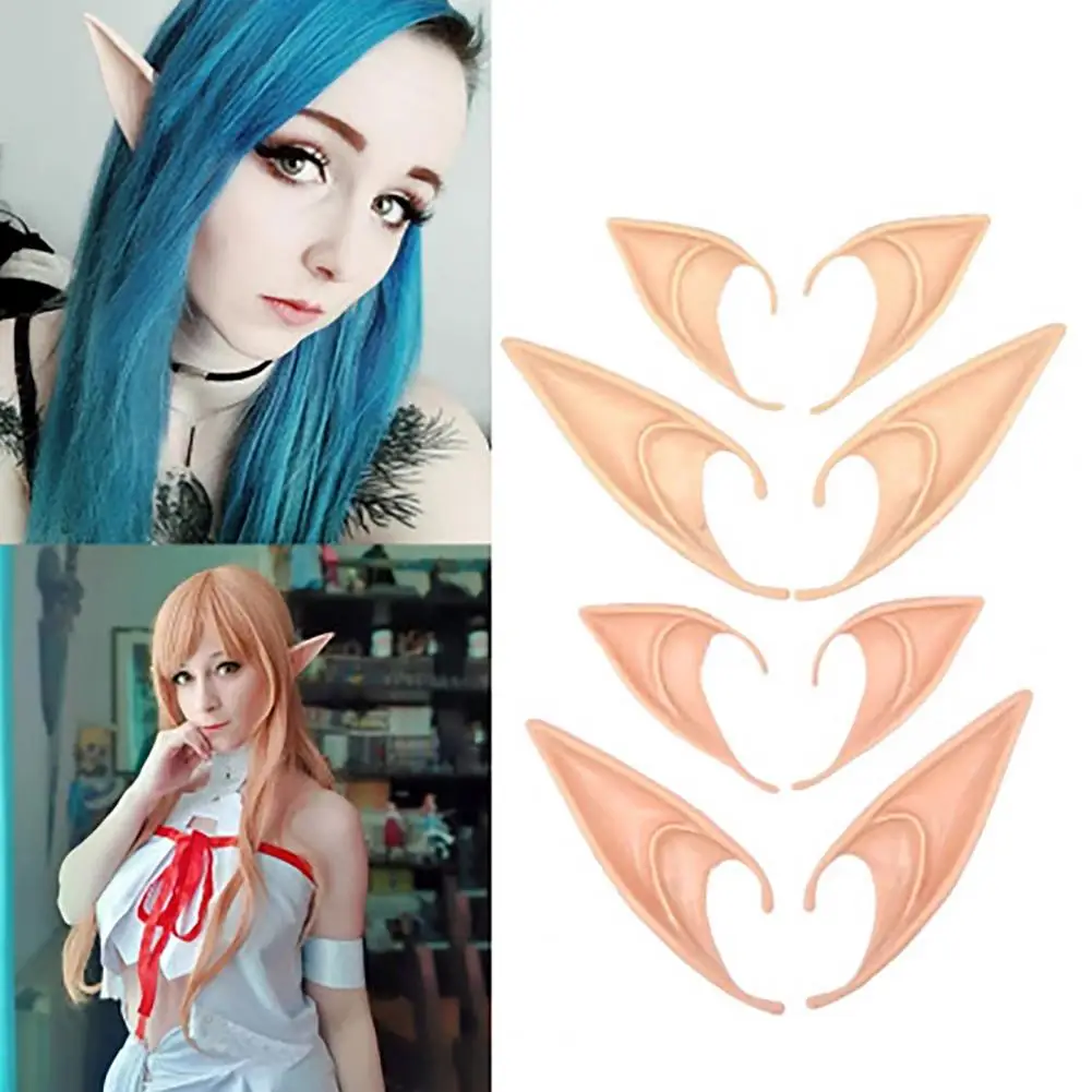 

Masquerade Parties Elf Ears Realistic Elf Ears Cosplay Accessories for Halloween Christmas 6 Pairs of Pixie Fairy Party Dress Up