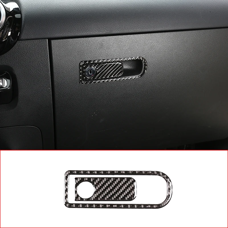 

Car Interior Carbon Fiber Glove Box Handle Frame Decoration Cover Trim Accessories For Mercedes Benz B GLB Class W247 X247 19-20