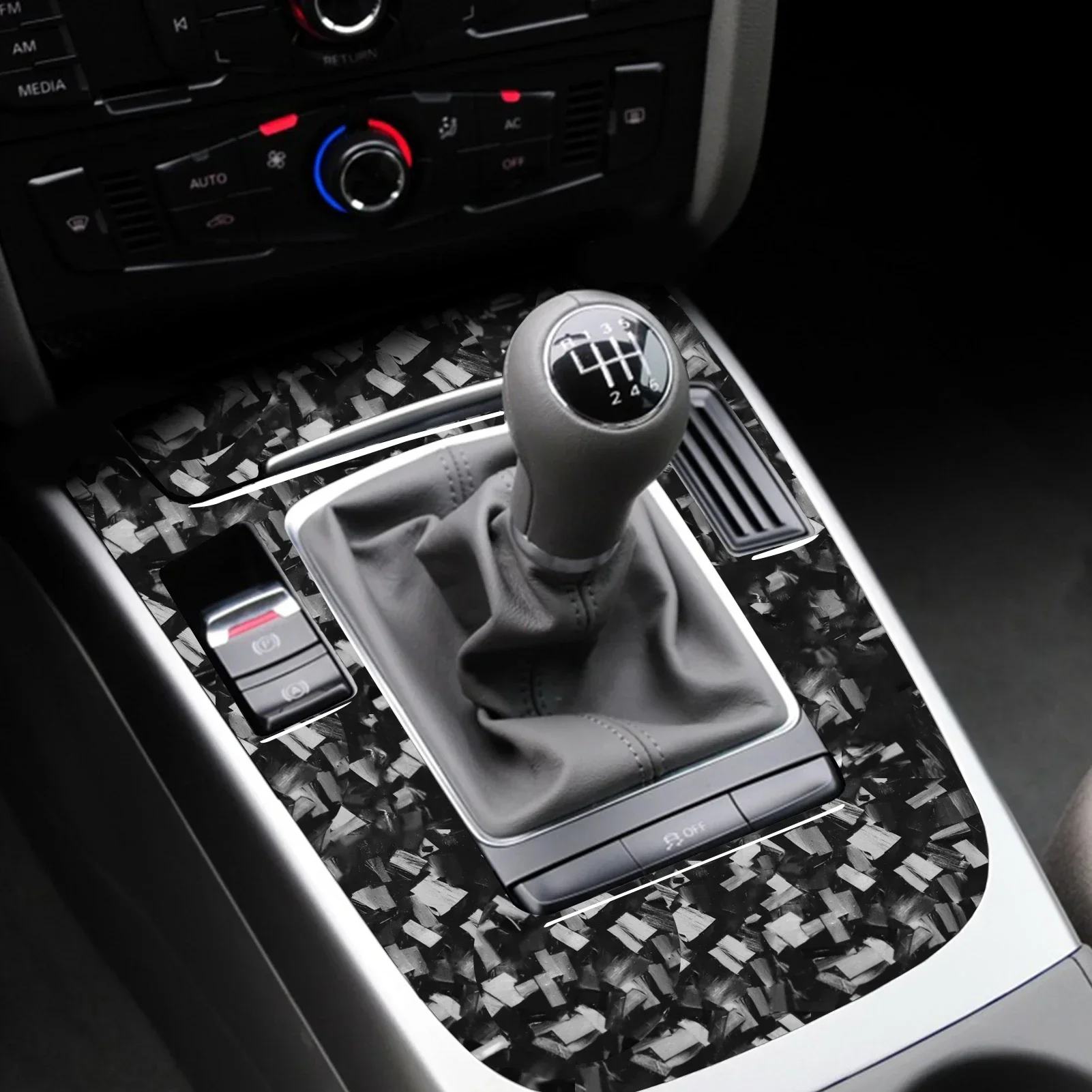 Для Audi Q5 SQ5 8R A4 S4 B8 2009-2017 аксессуары из кованого углеродного волокна салон