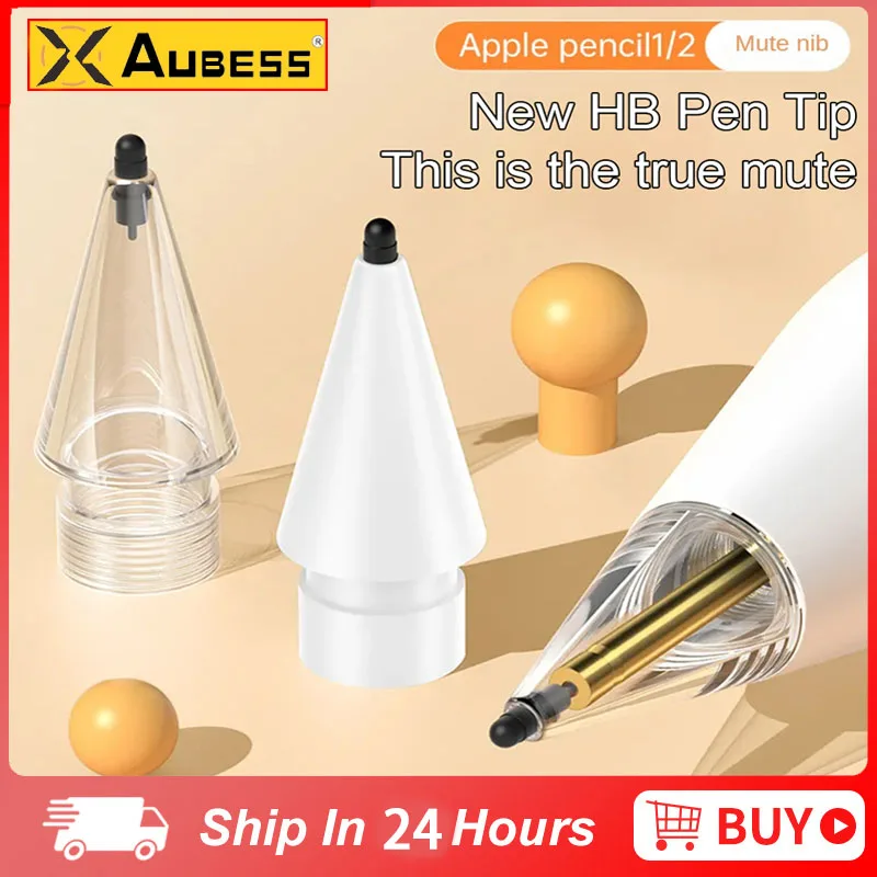 

Wear Resistance Replace Pen Tip Transparent Shell Stylus Tip Capacitive Pen Nib Mute Tablet Accessories Pencil Feel Anti-slip