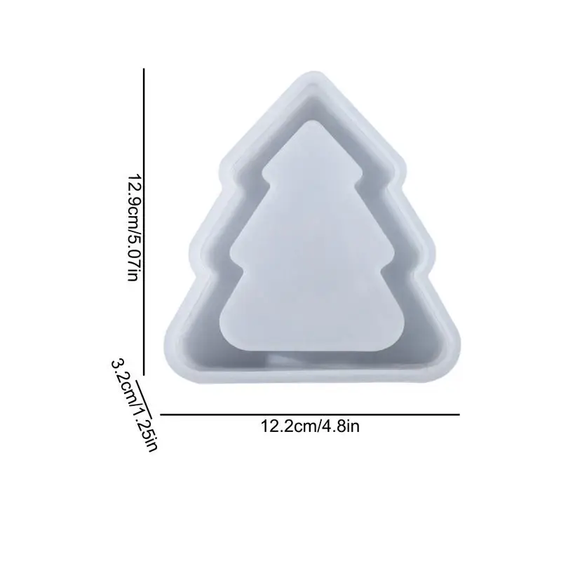 Рождественские формы коробка для хранения свечей рождественские силиконовые