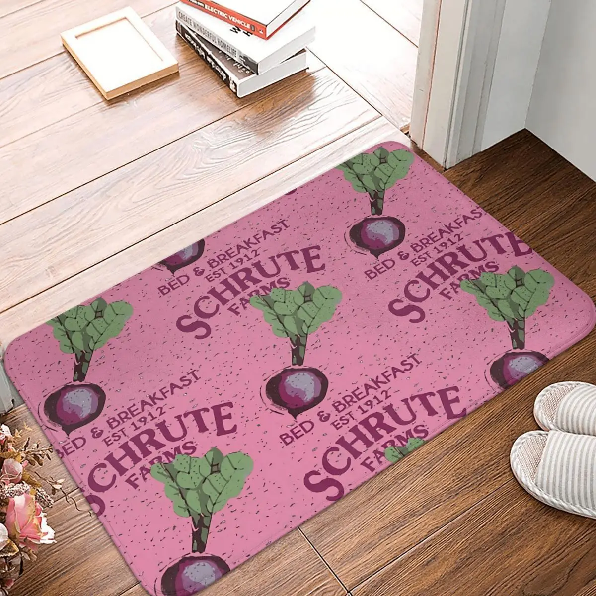

Art Non-slip Doormat The Office Schrute Farms Bed And Breakfast Living Room Bedroom Mat Welcome Carpet Home Modern Decor