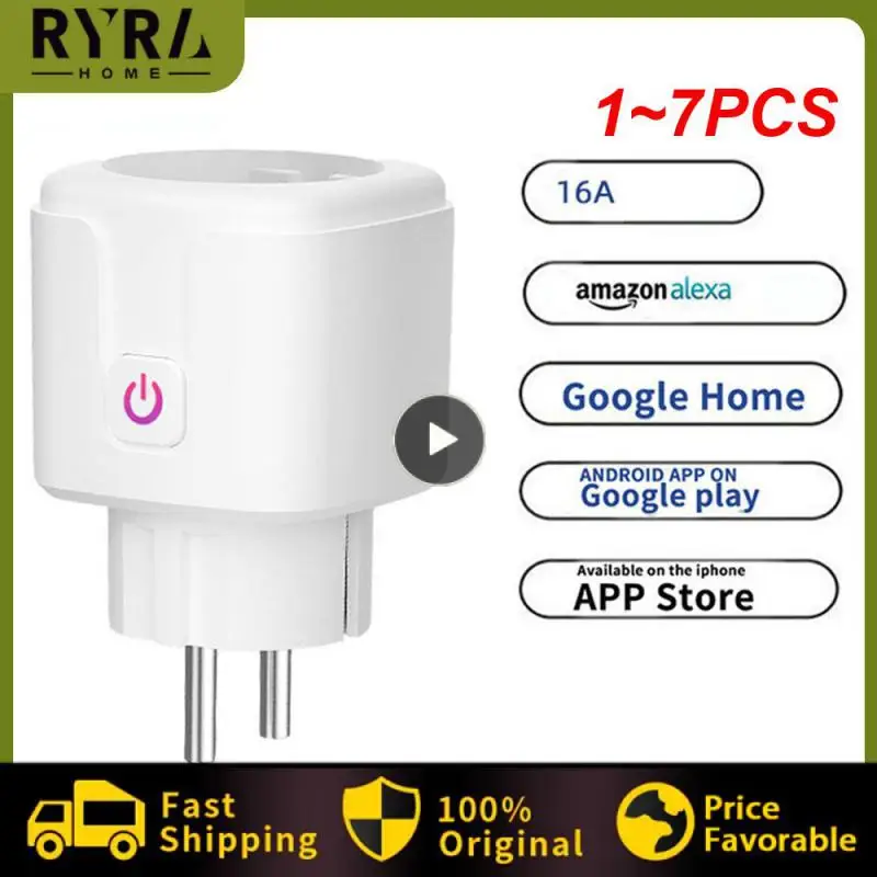 

Умный адаптер с Wi-Fi, 16 А, 1-7 шт.